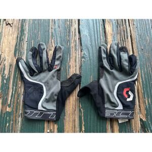 Scott Cycling Gloves Grey Black Padded Palm Mountain Bike Road Bike XL 11